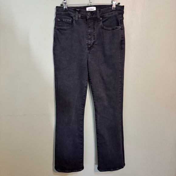 pistola Denim - Pistola Black Straight Leg Jeans